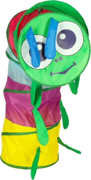 Tunnel colorato per bambini a forma di bruco