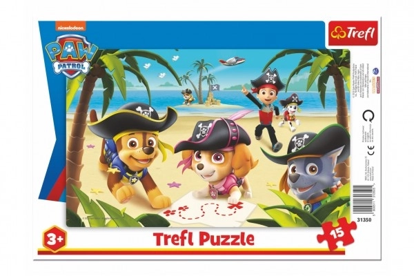 Puzzle TREFL Pattuglia dei Cuccioli: Avventura dei Pirati 15 Pezzi