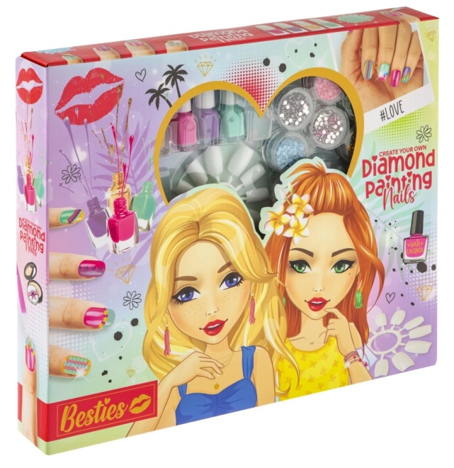 Set per la nail art Diamond Besties