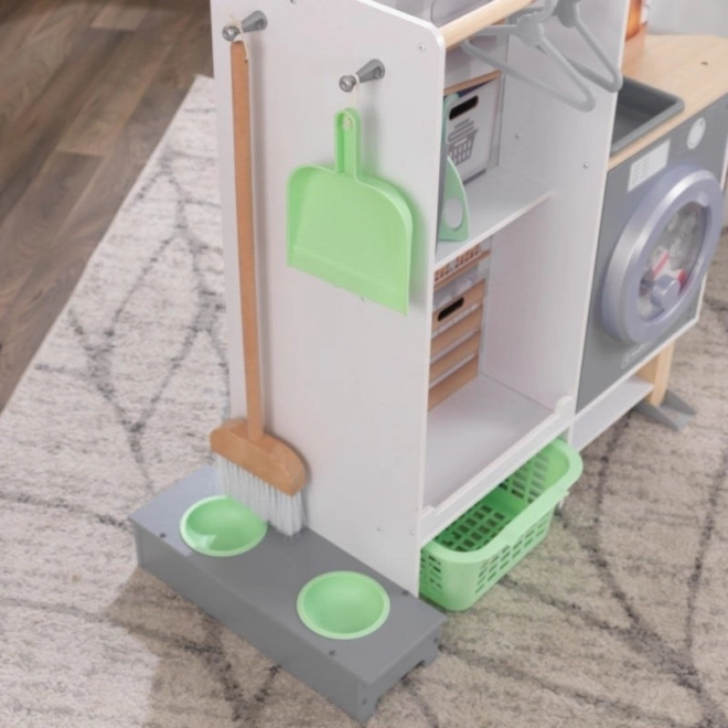 Cucina e Lavanderia in Legno per Bambini KidKraft
