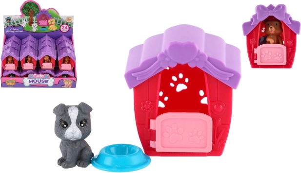 Casetta con animaletto – set in plastica per bambini