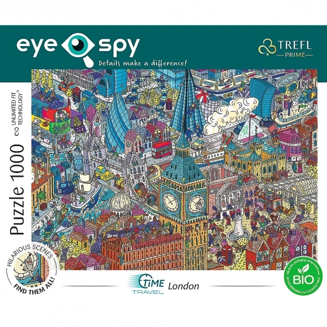 Puzzle UFT Eye-Spy Viaggio nel Tempo: Londra 1000 Pezzi