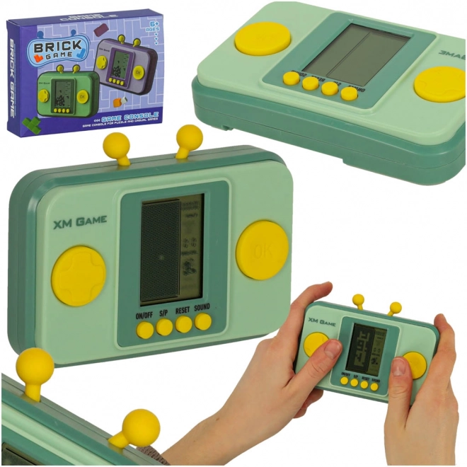 Consola portatile per giochi elettronici verde