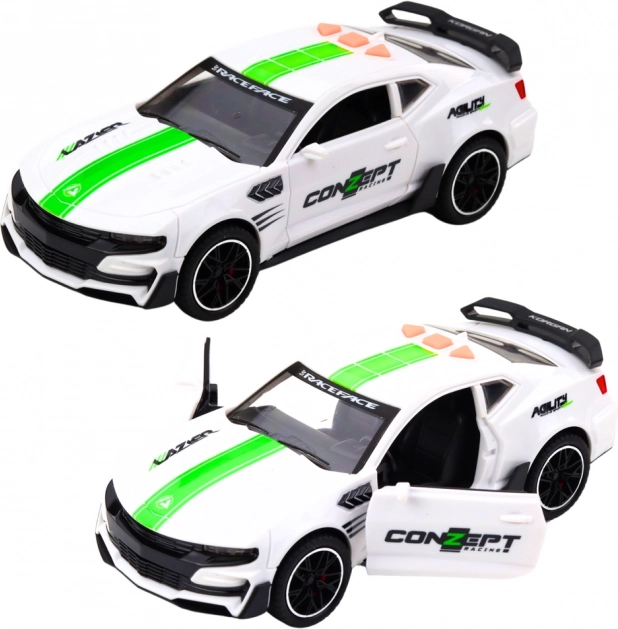 Auto sportivo con porte apribili, motorizzato, luci e suoni