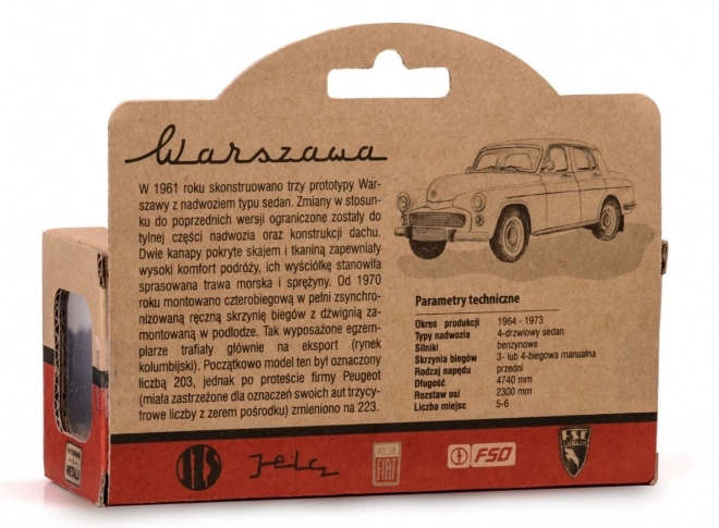 Auto d'epoca PRL Varsavia 223 Grigio