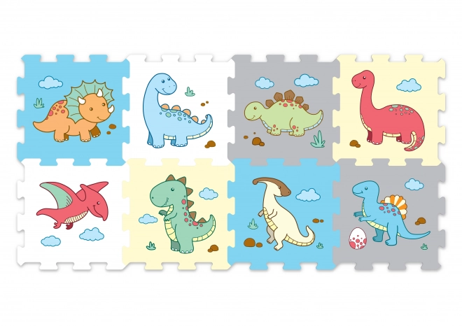 Puzzle dinosauri in schiuma 8 pezzi