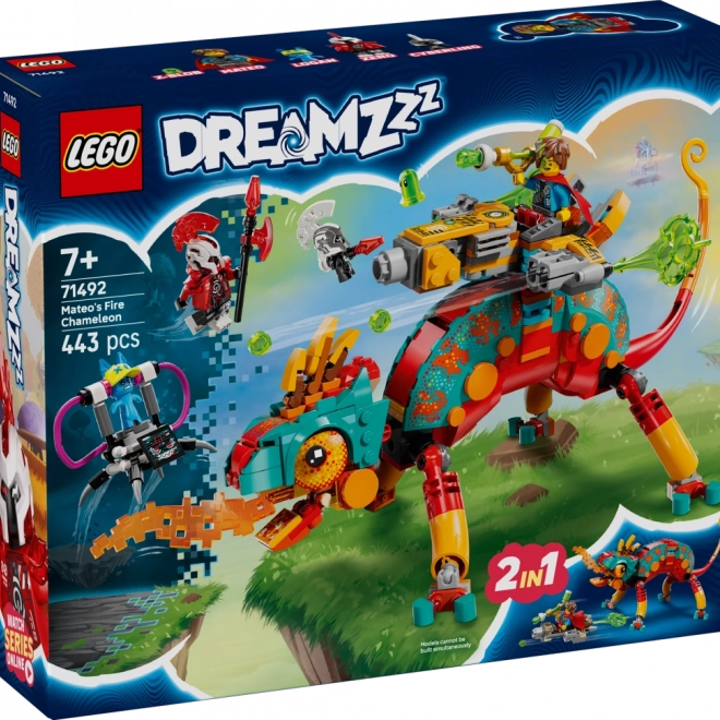 LEGO Dreamzz Mateo e il suo camaleonte infuocato