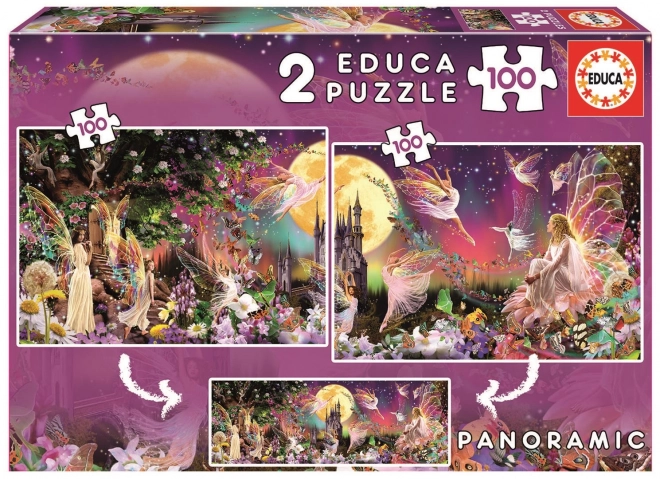 Puzzle panoramico fiabe Educa