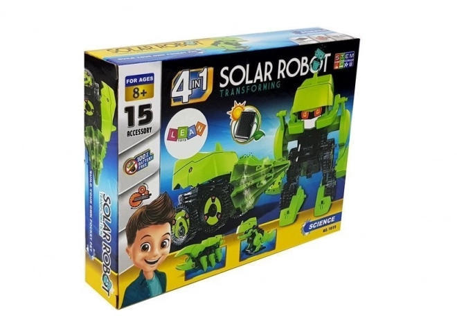 Robot Solare 4 in 1 Tyrannosaurus Rex Insetto Kit Educativo Scientifico