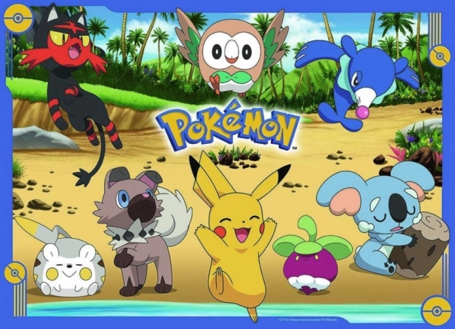 Puzzle Pokémon di Alola 4x100 pezzi