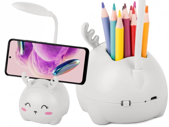 Luce notturna a LED per bambini con organizer USB