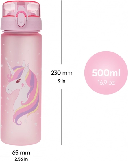 Bottiglia da bere Tritan Unicorno 500 ml