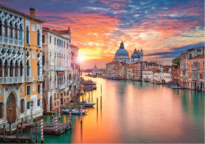 Puzzle 500 pezzi Venezia al tramonto