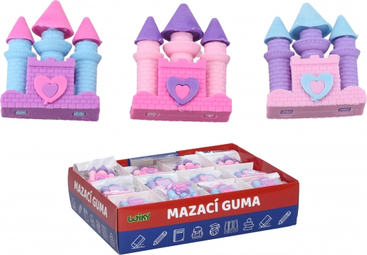 Gomma per cancellare a forma di castello