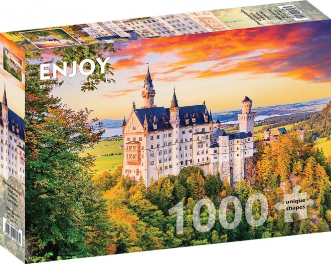 Puzzle Neuschwanstein Autunno 1000 Pezzi