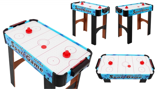 Cymber Game Air Hockey per Bambini in Imitazione Legno – blu