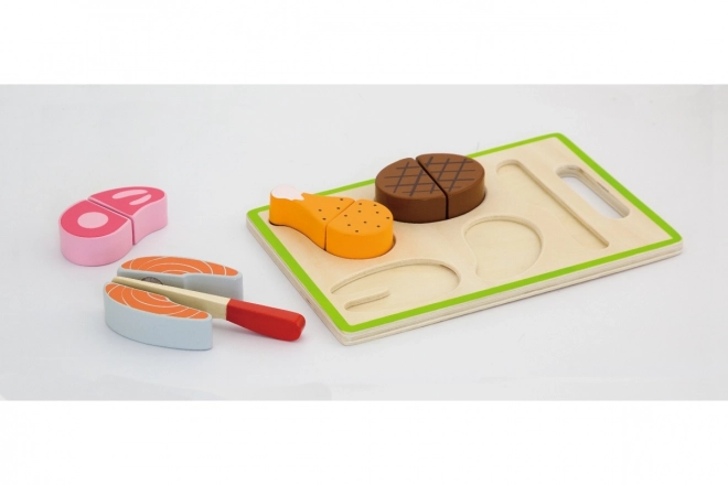 Gioco Taglio di Legno - Set Carne