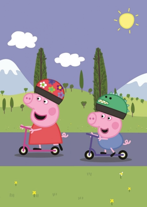 Puzzle Peppa Pig Clementoni Play For Future 2x20 pezzi