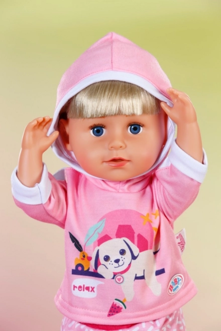 Completo da tuta rosa BABY Born per bambole 43 cm