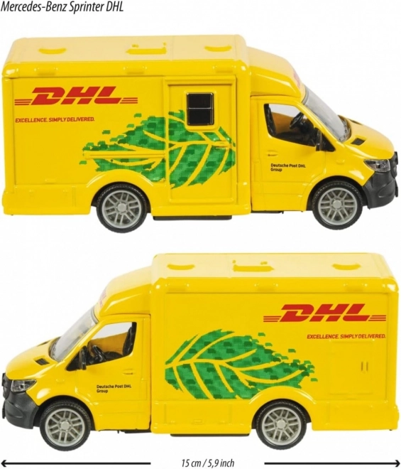 Camioncino Mercedes-Benz DHL Majorette