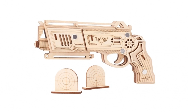 Puzzle 3D in legno pistola ad elastici Falcon