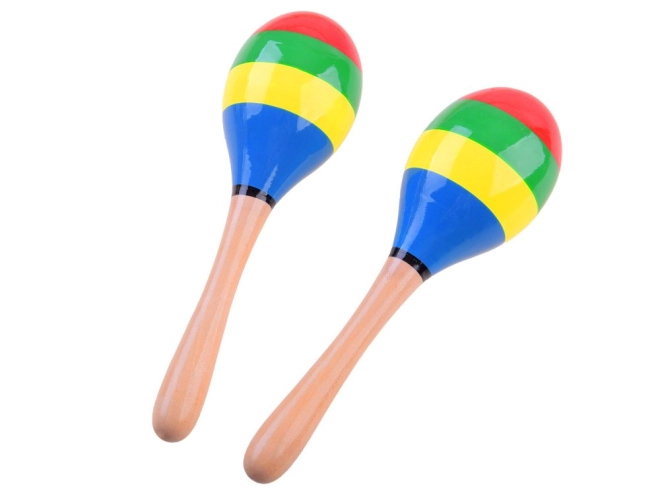 Due maracas in legno