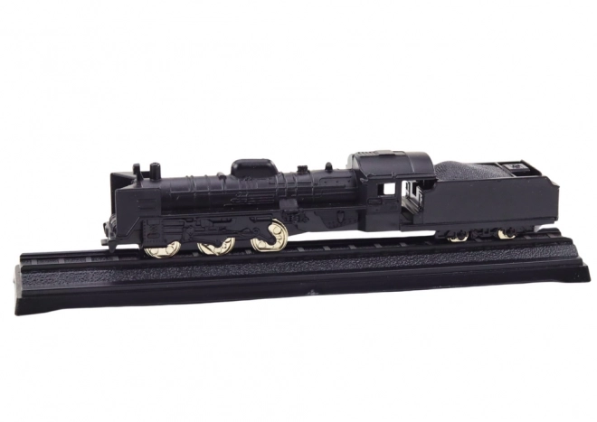 Modello collezionabile treno locomotiva 1:48 nero