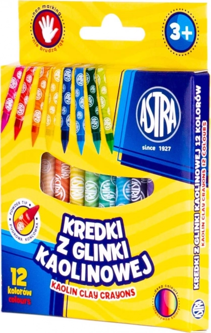 Pastelli di caolino ASTRA 12 pz