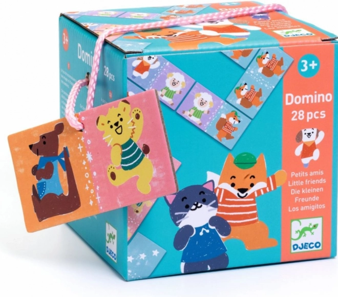 DJECO Domino con animali e numeri