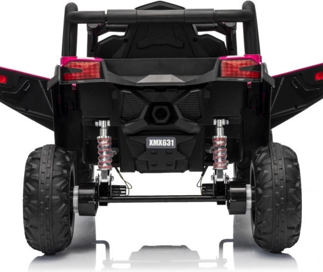 Auto elettrico per bambini Buggy Madman UTV-MX rosa