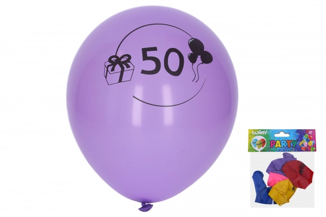 Palloncini gonfiabili con numero 50