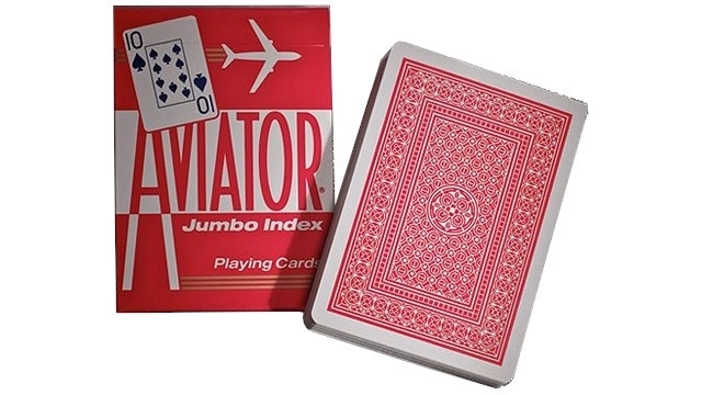 Carte da gioco Aviator con grandi indici