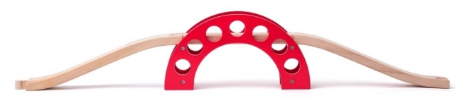 Ponte con arco rosso