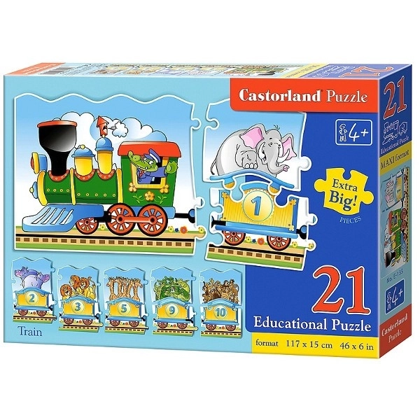 Puzzle educative Castorland treno