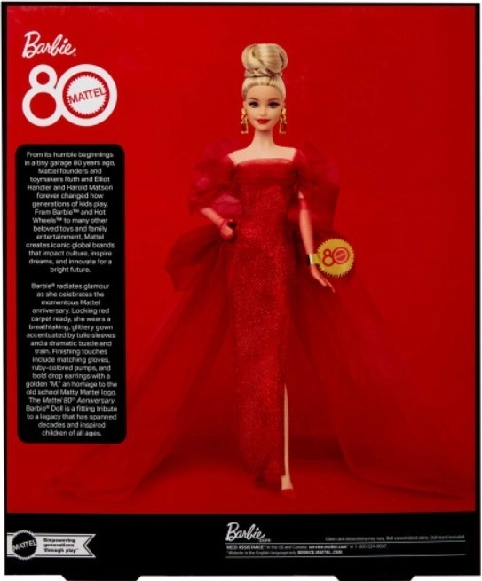 Barbie Signature per l'80º anniversario di Mattel