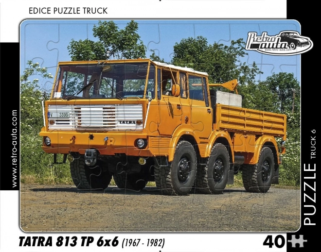 Puzzle Retro Camion Tatra 813 TP 6x6