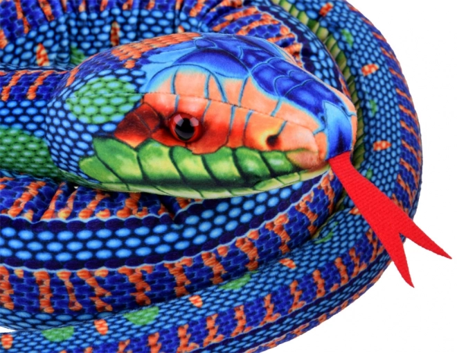 Peluche Realistico Serpente Blu