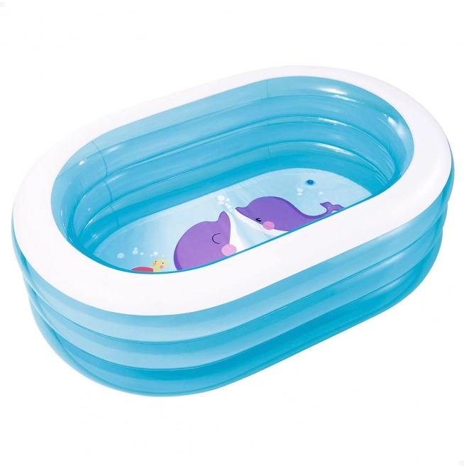Piscina gonfiabile ovale per bambini da giardino