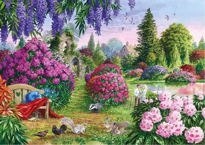 Puzzle Flora e Fauna di GIBSONS 4x500 pezzi