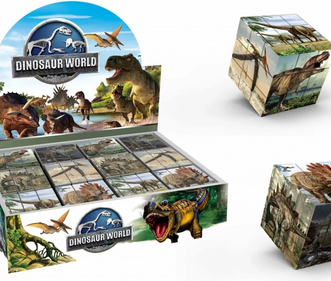 Puzzle di immagini Cubo Dinosauri 5,7 cm