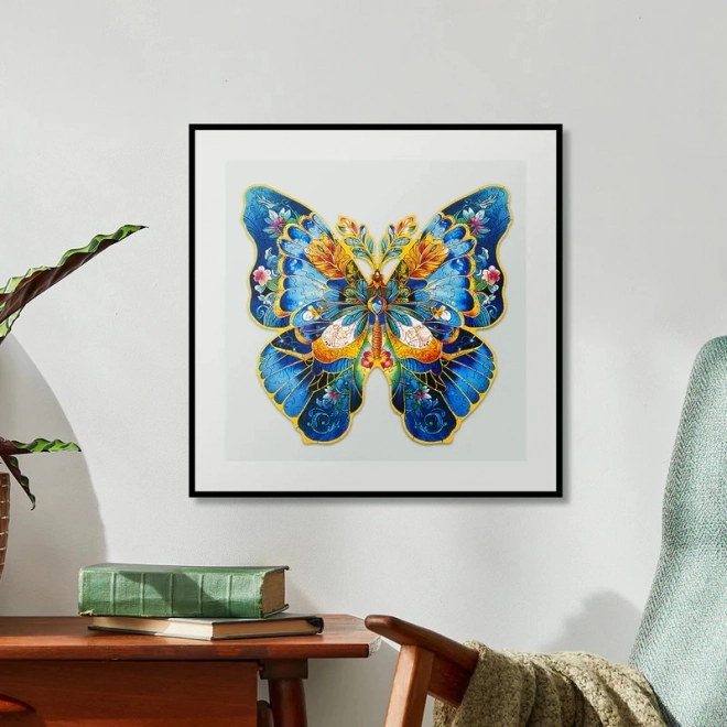 Puzzle in legno Farfalla Morpho Helena