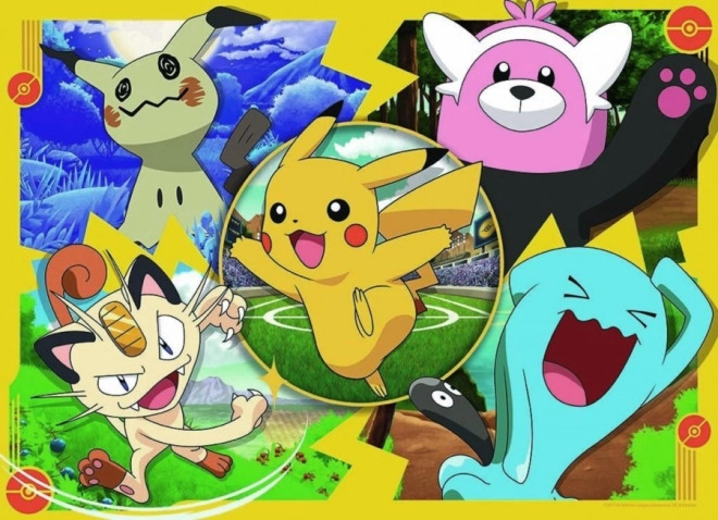 Puzzle Pokémon di Alola 4x100 pezzi