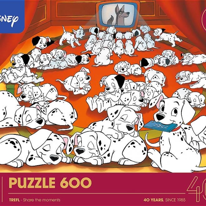 Puzzle Trefl Disney: 101 Dalmati 600 pezzi