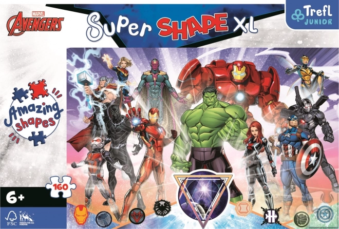 Puzzle Super Shape XL Avengers 160 pezzi