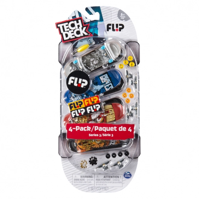 Set fingerboard Tech Deck 4 pezzi assortiti