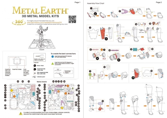 Puzzle 3D C-3PO dorato di Star Wars