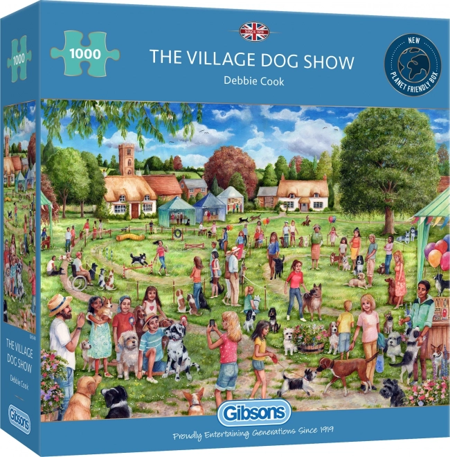 Puzzle Competizione Canina Village 1000 Pezzi