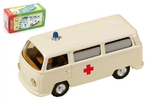 Auto Ambulanza VW in Metallo 12cm 1:43 in Scatola