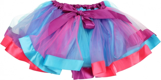 Gonna tutu vaporosa nei colori dell’arcobaleno
