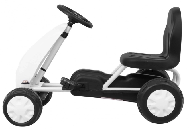 Primo Gokart a pedali per bambini bianco – bianco